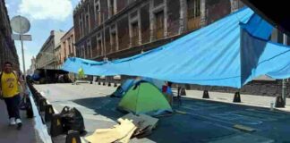 Pierde fuerza plantón de la CNTE en CDMX