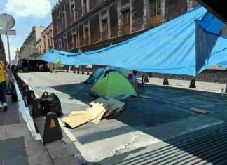 Pierde fuerza plantón de la CNTE en CDMX