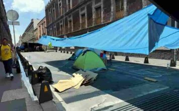 Pierde fuerza plantón de la CNTE en CDMX