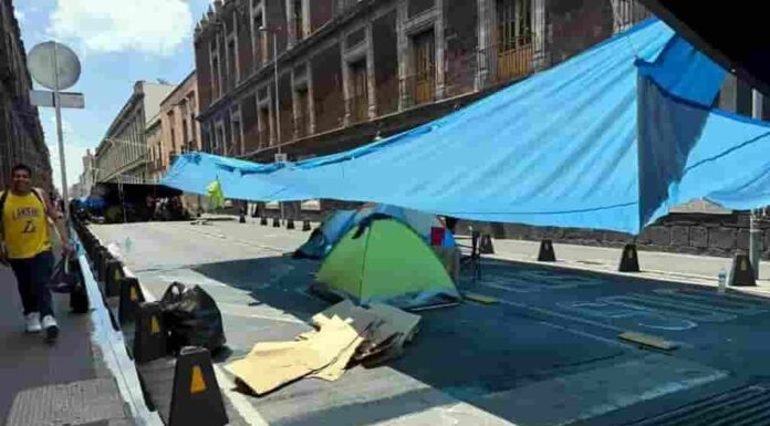 Pierde fuerza plantón de la CNTE en CDMX