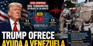 Trump ofrece apoyo a Venezuela tras sismos