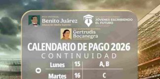 Anuncian calendario de pagos para beneficiarios de Becas Bienestar
