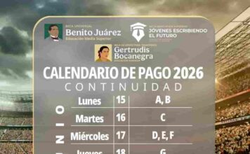Anuncian calendario de pagos para beneficiarios de Becas Bienestar