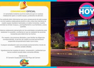 Harfuch confirma nuevos detalles del ataque a «El Camarón Guasaveño» en Playa del Carmen