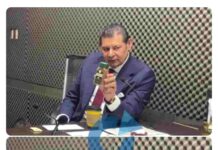 Gobernador de Puebla, promociona café poblano, pero bebe Andatti durante entrevista