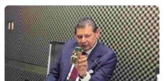 Gobernador de Puebla, promociona café poblano, pero bebe Andatti durante entrevista