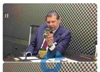 Gobernador de Puebla, promociona café poblano, pero bebe Andatti durante entrevista