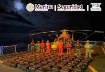 Aseguran cerca de tres toneladas de presunta cocaína en costas de Oaxaca; cuatro personas fueron detenidas
