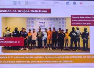 Operativo en Juchitán deja 11 personas detenidas; investigan red dedicada al cobro de piso a comerciantes