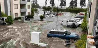 En Puebla, se desborda planta tratadora de agua potable; se inundan casas de Huejotzingo
