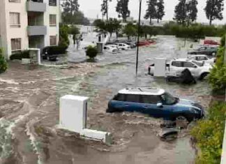 En Puebla, se desborda planta tratadora de agua potable; se inundan casas de Huejotzingo