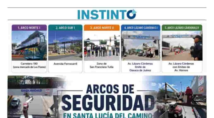 Santa Lucía del Camino refuerza su seguridad con arcos de vigilancia en puntos estratégicos